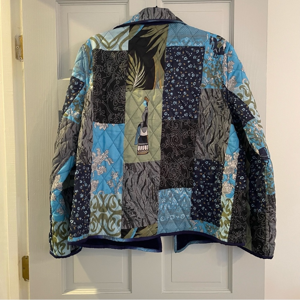 Colorful Reversible Patchwork Jacket - image 5